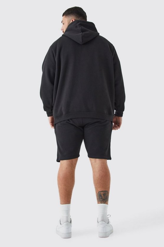 Plus lockere Official Homme Shorts in Schwarz