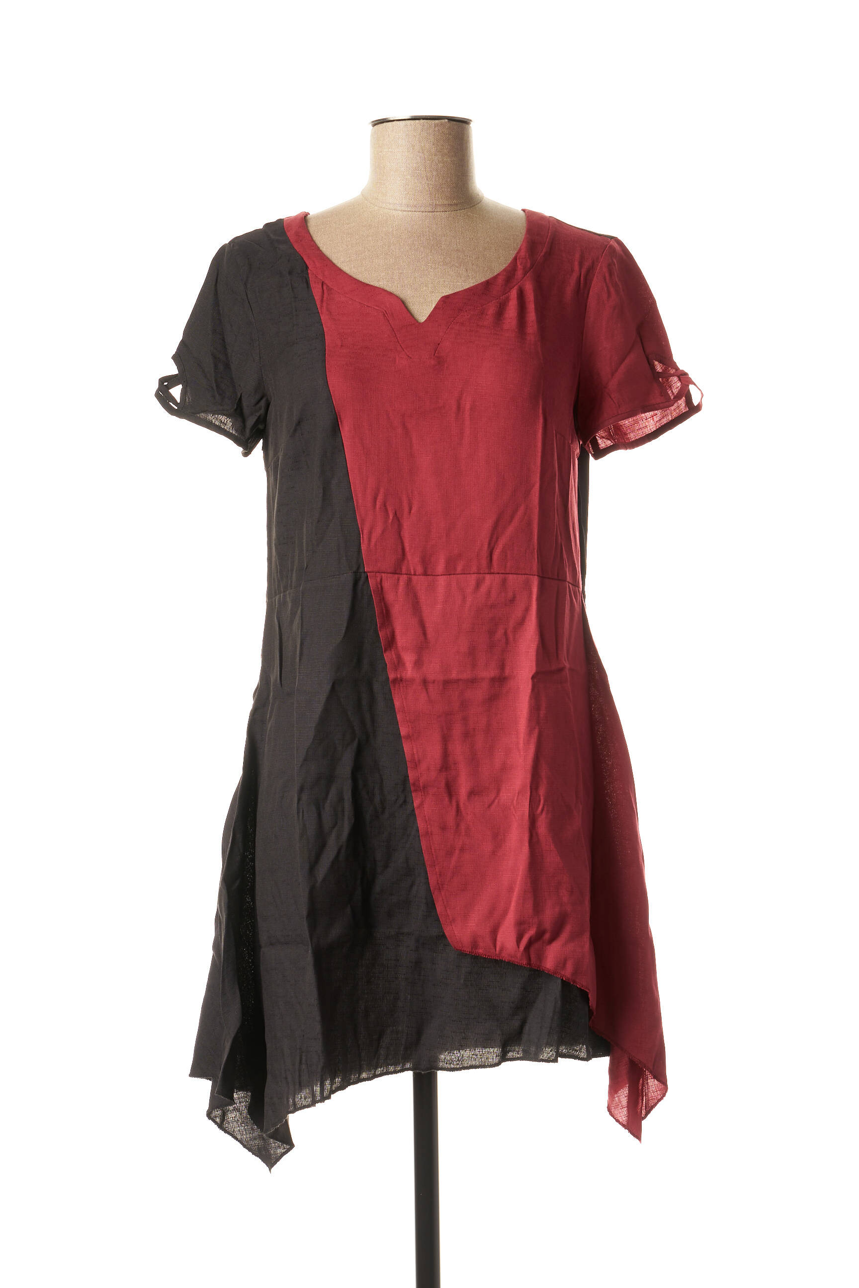 Virginie Moi Tuniquemanchecourte Femme couleur rouge