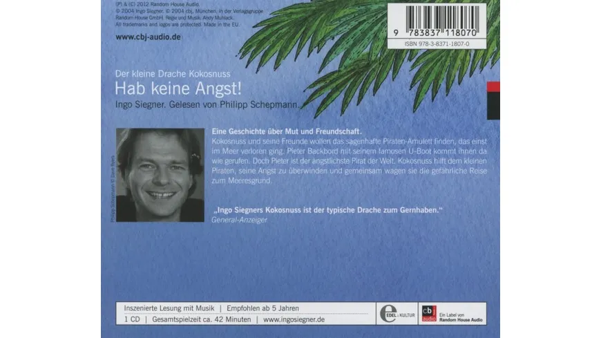 Der kleine Drache Kokosnuss-Hab keine Angst!