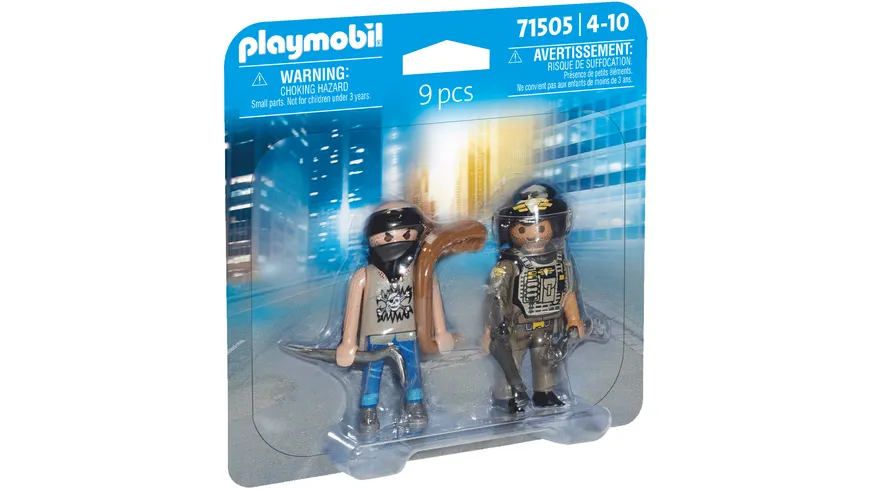 PLAYMOBIL 71505  ACTION HEROES SWAT & Bandit