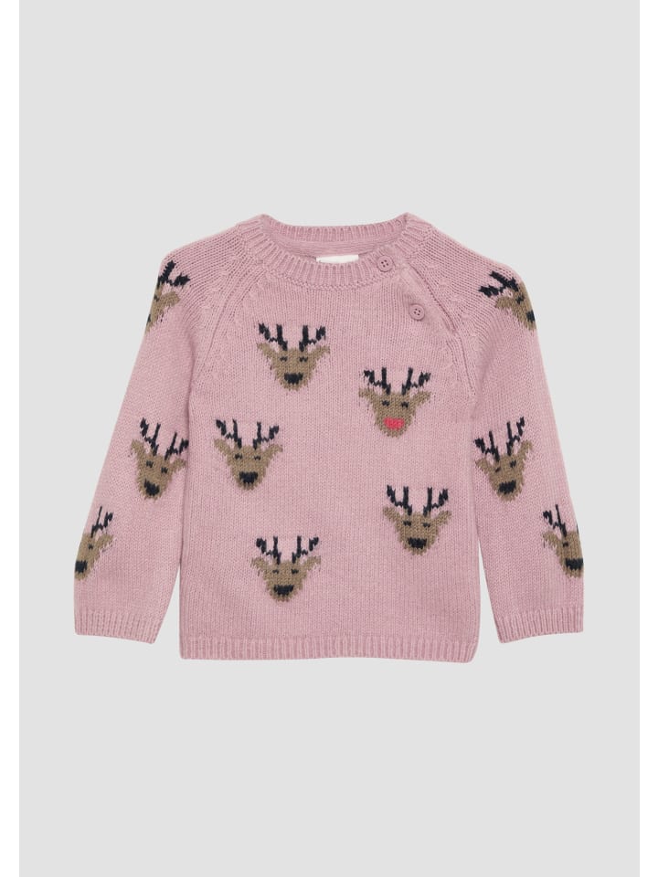 s.Oliver Strickpullover langarm in Pink günstig kaufen