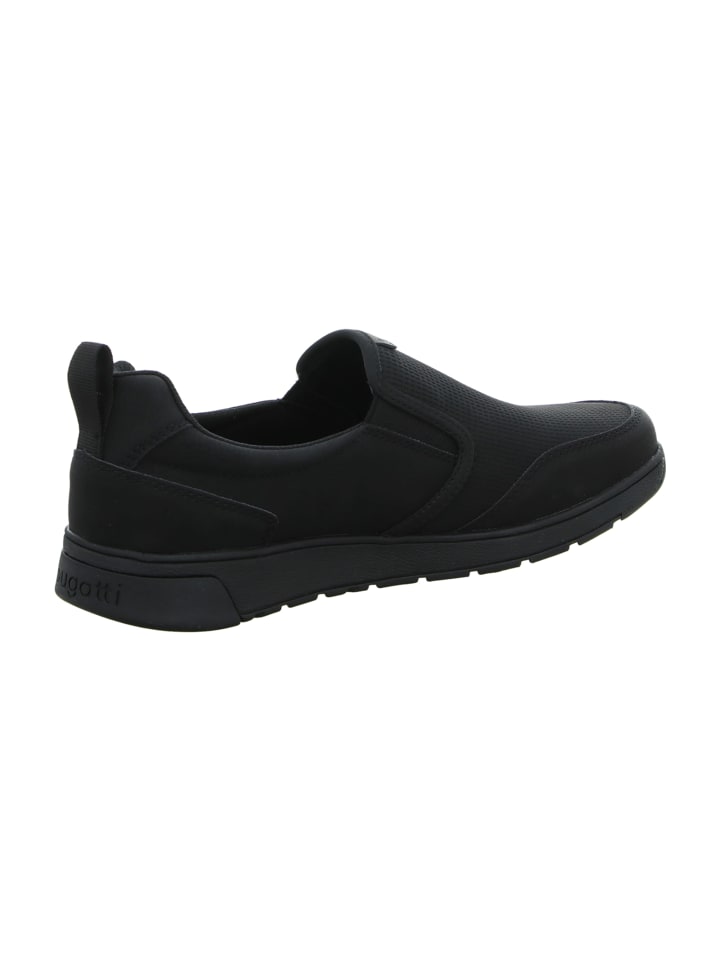 Bugatti Klassische Slipper in Schwarz günstig kaufen