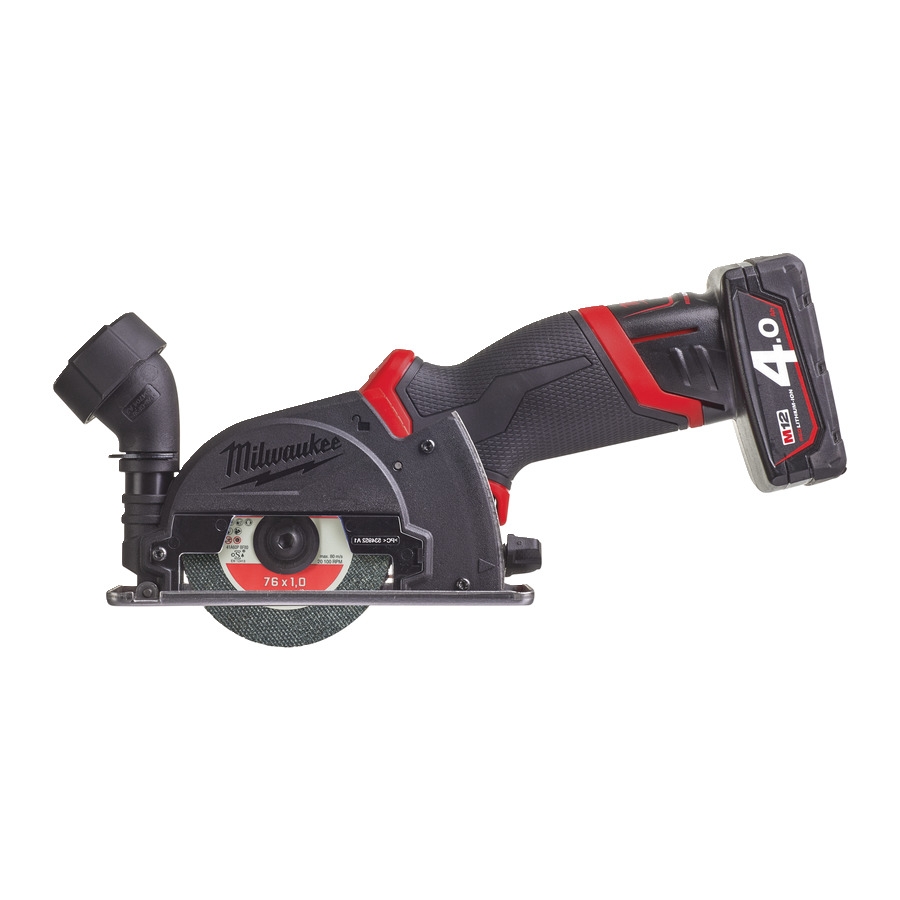 Milwaukee 4933464619 M12 FCOT-422X Fuel Subcompact Grinder 12 V 4,0/2,0 Ah Li-Ion w twardym pudełku