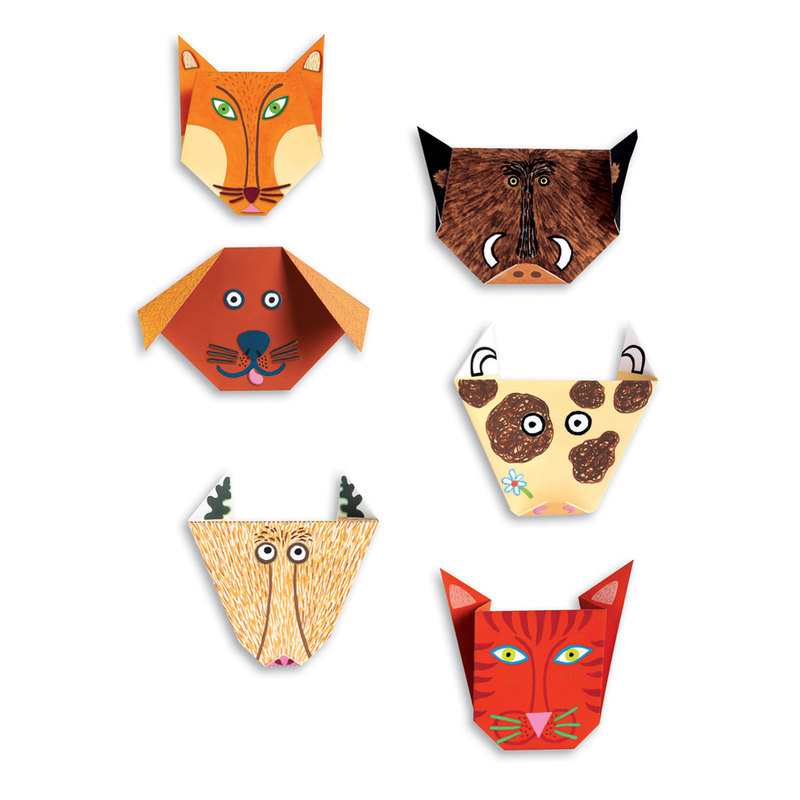 Origami initiation Animaux Djeco