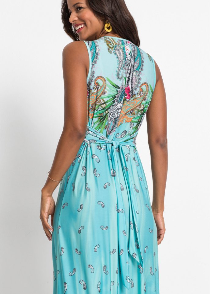 Zauberhaftes Maxikleid mit schönem Muster