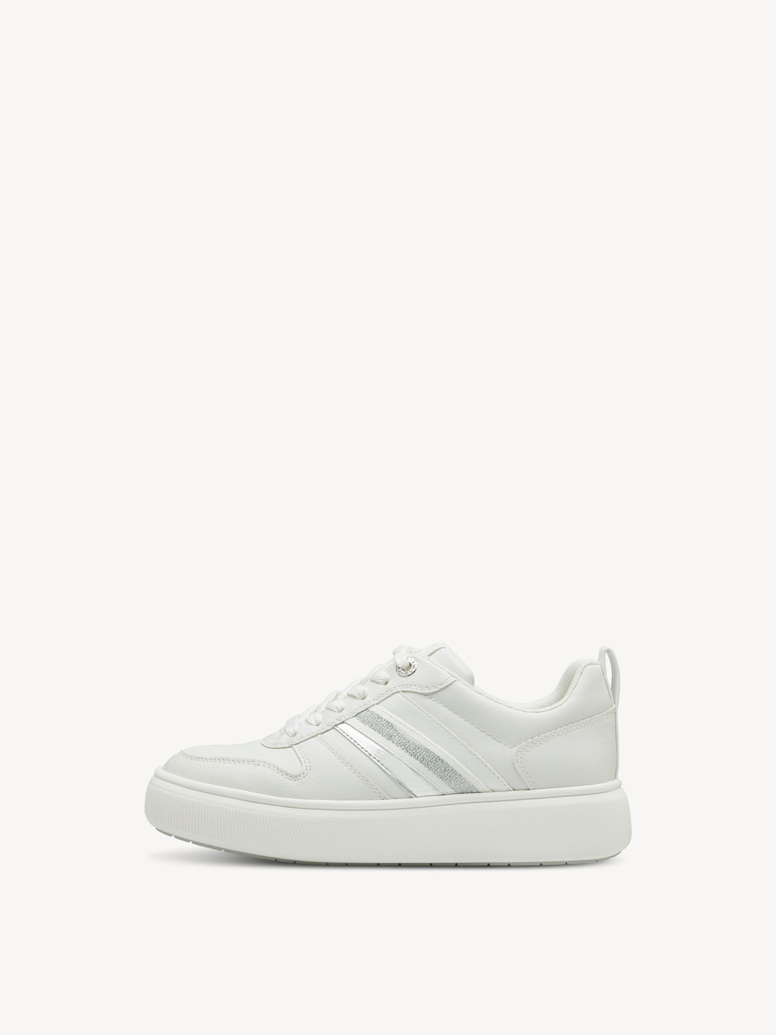 Basket en cuir - blanc