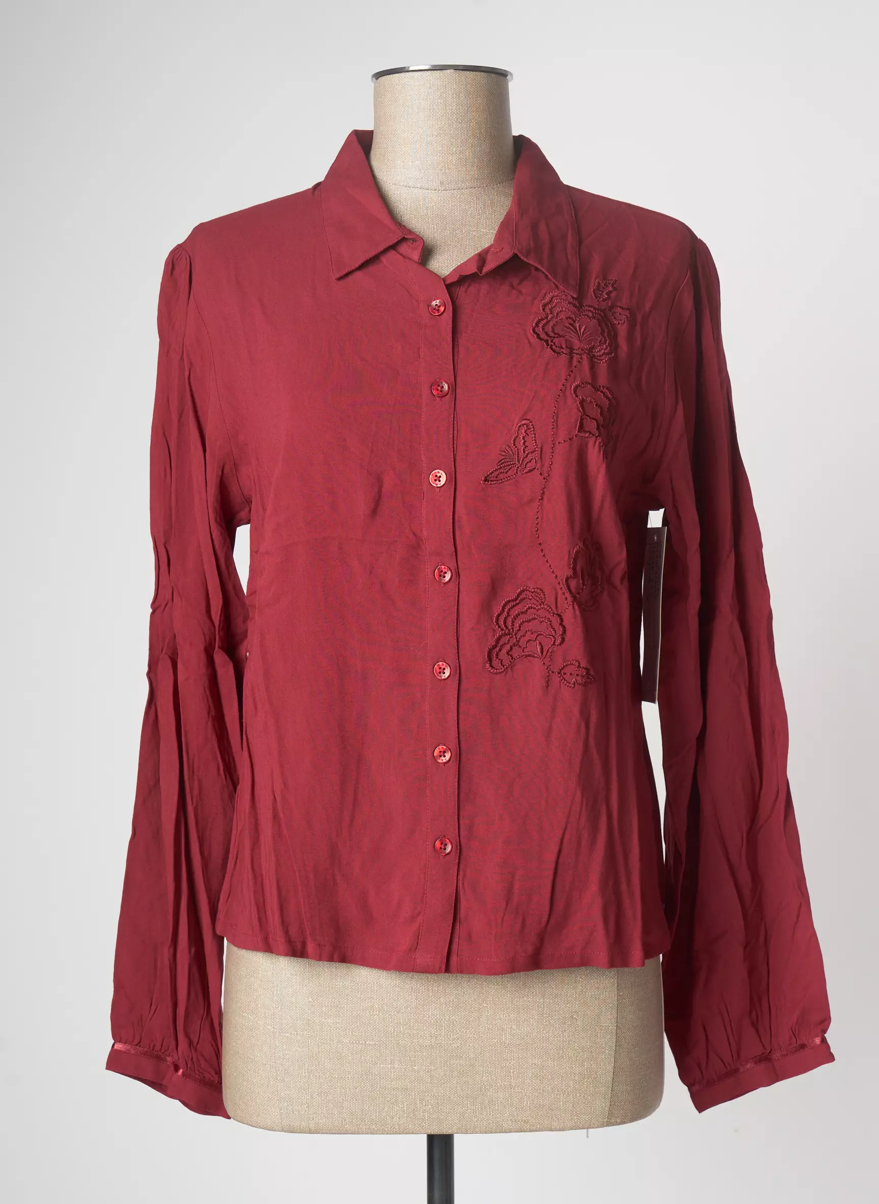 Agathe   Louise Chemisiers Femme couleur rouge