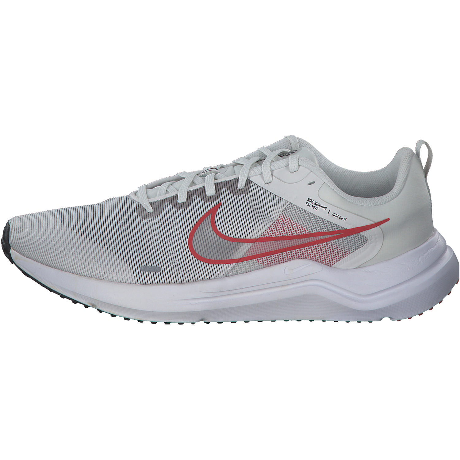 Nike Downshifter 12 DD9293, Sneakers Low, Herren, PLATINUM TINT/LT CRIMSON
