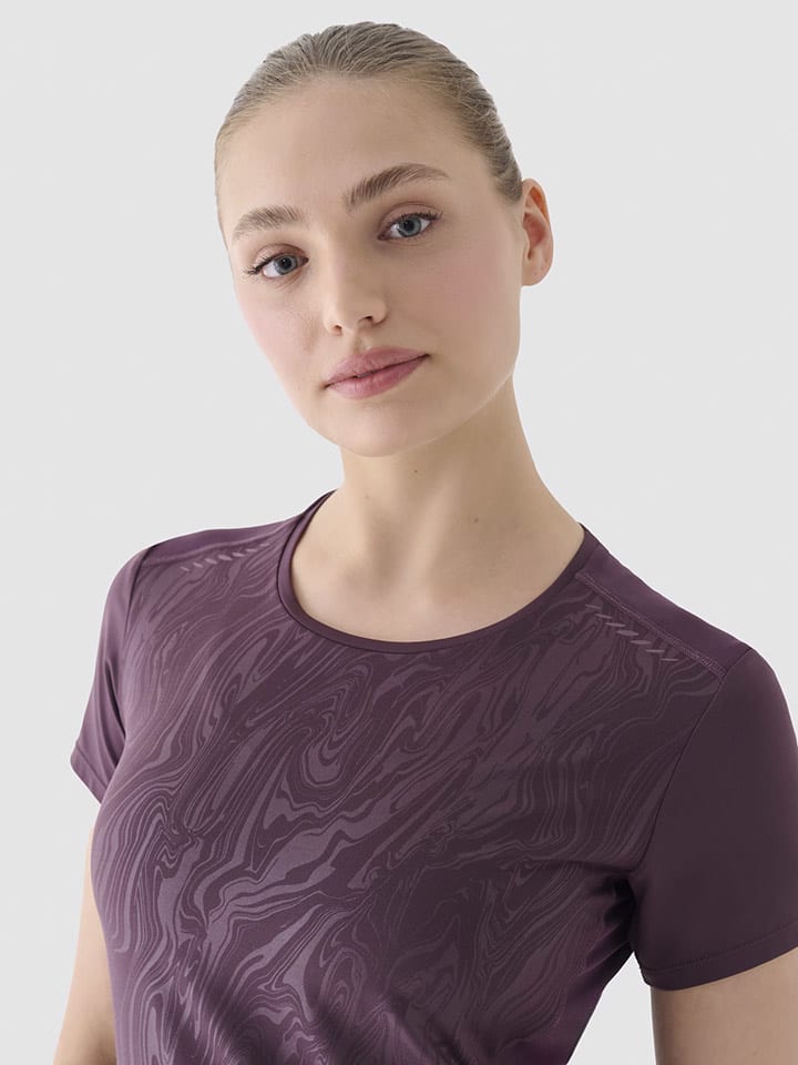 4F Trainingsshirt in Lila günstig kaufen