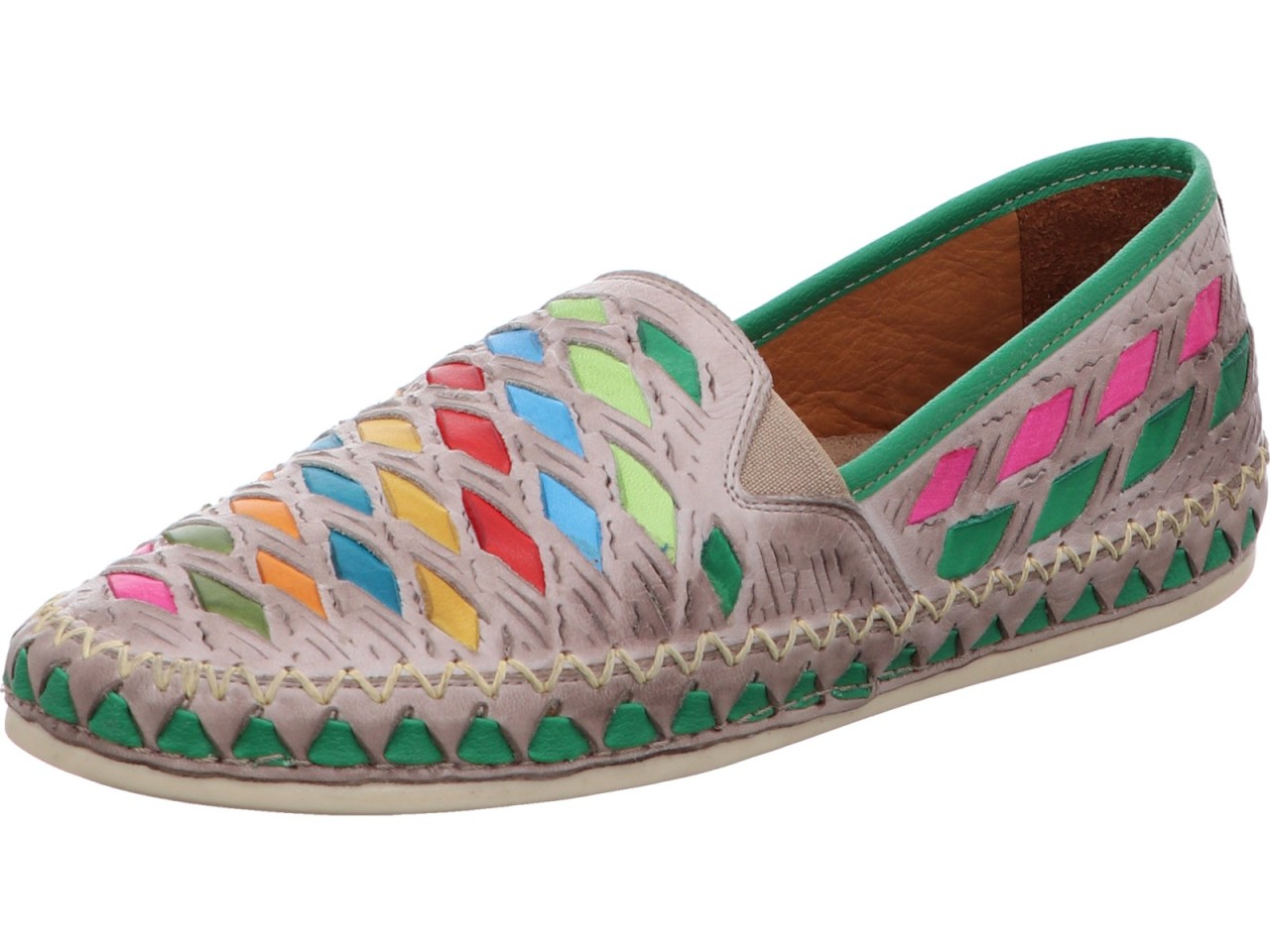 GEMINI Sportliche Slipper beige