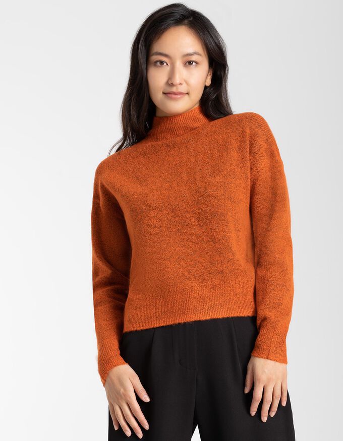 Damen Pullover - Stehkragen