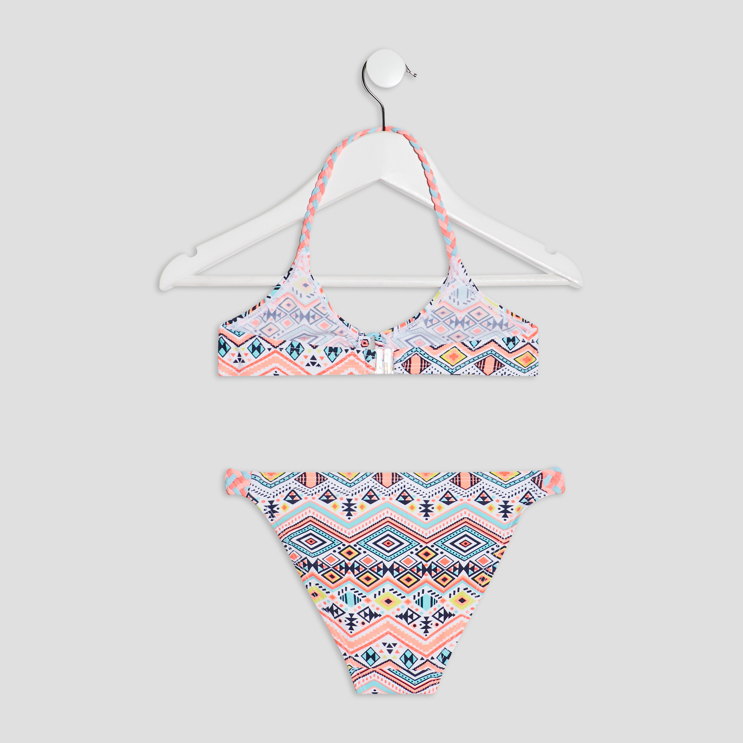 Maillot de bain 2 pièces multicolore fille | La Halle