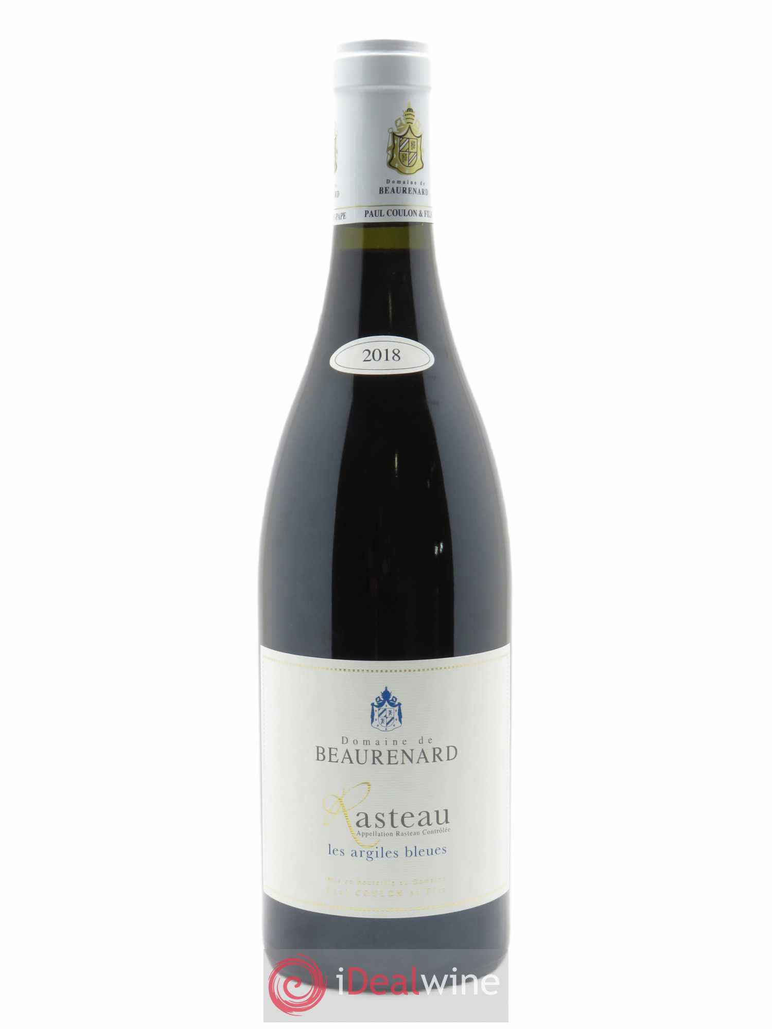 Rasteau Argiles Bleues Beaurenard (Domaine de)  2018 - Lot de 1 Bouteille