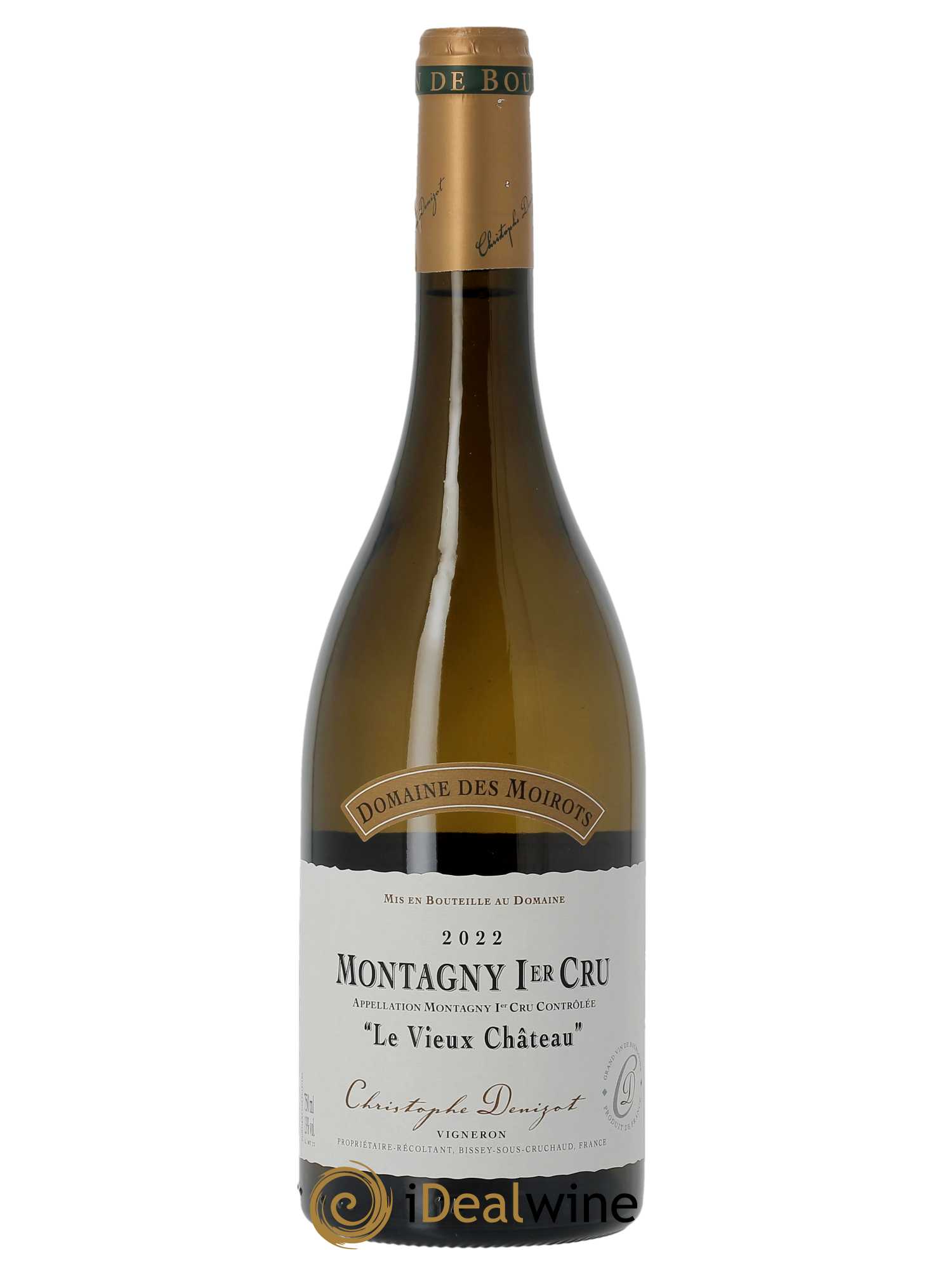 Montagny 1er Cru Le Vieux Chateau Domaine des Moirots  2022 - Lot de 1 Bouteille
