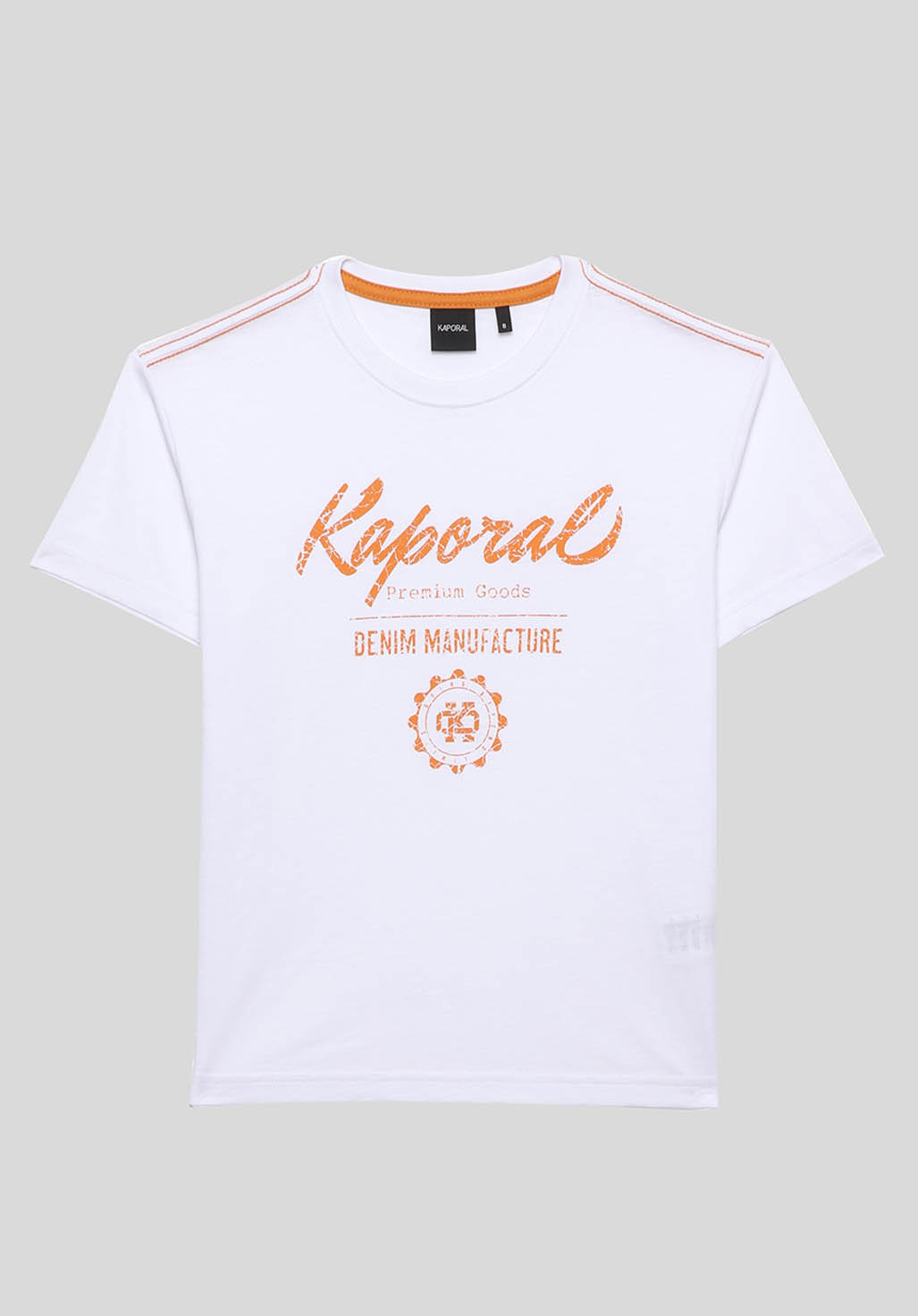 ORIAN  T-shirt blanc Garçon 100% coton