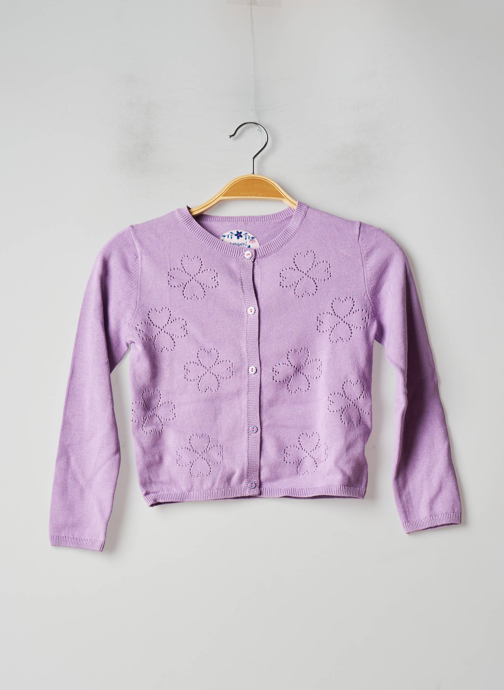 Sergent Major Cardigans Fille couleur violet