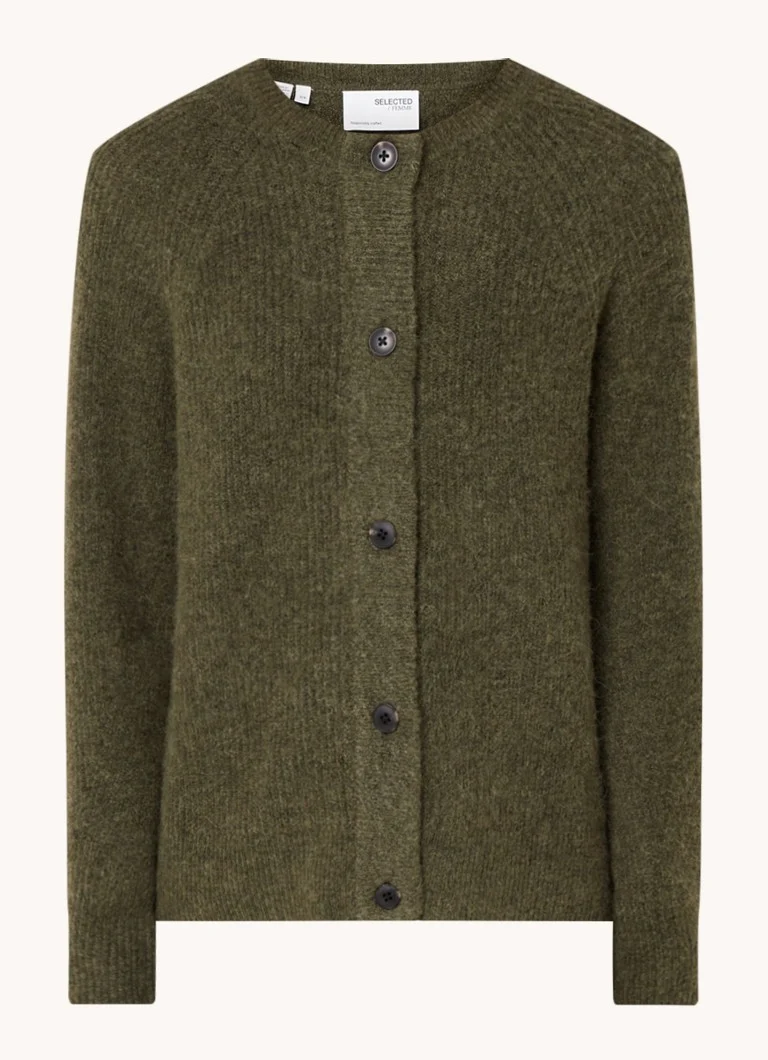 Un cardigan fin tricotat din amestec de lână, selectat de Lulu Women.