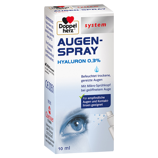 DOPPELHERZ Augen-Spray Hyaluron 0,3% system  10 ml  Flüssigkeit