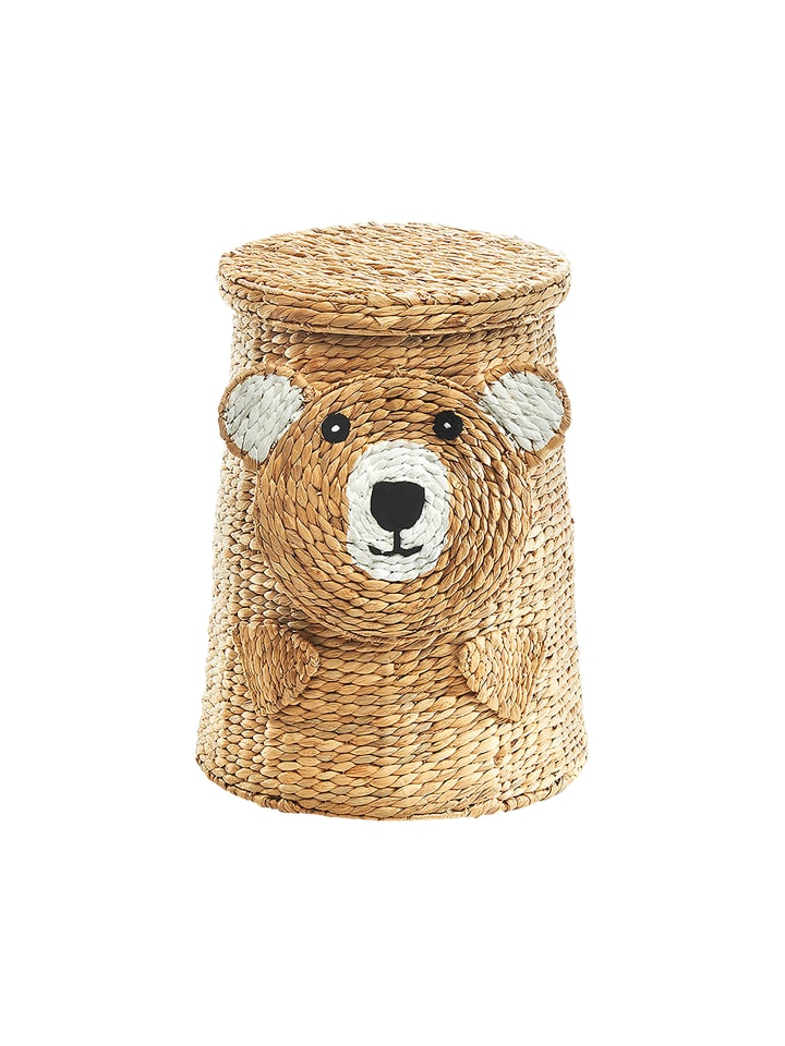 kobolo Wäschekorb BEAR72 in Braun günstig kaufen onesize