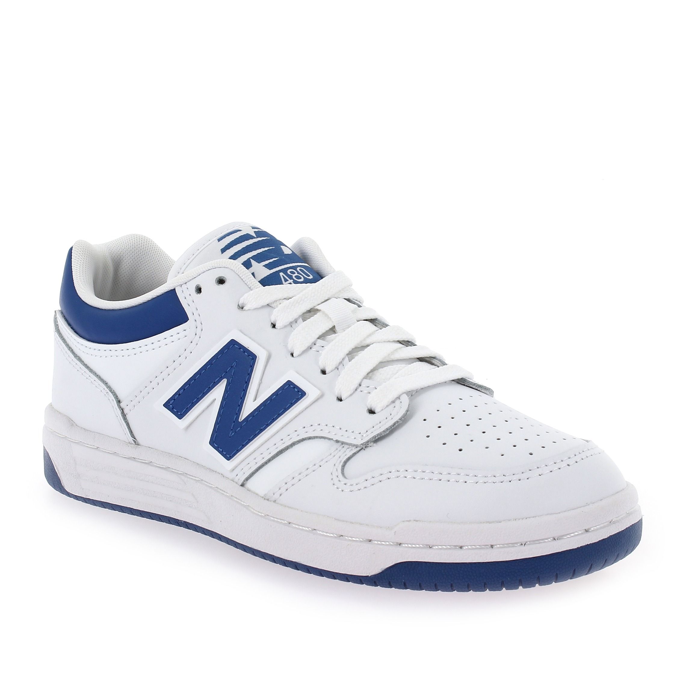 New Balance  PSB480BL LACET - Blanc Bleu