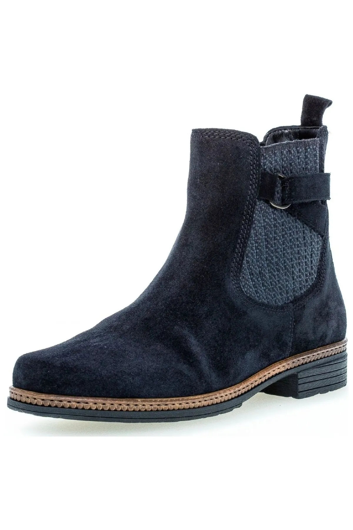 GABOR  Stiefelette - Blau - Blockabsatz