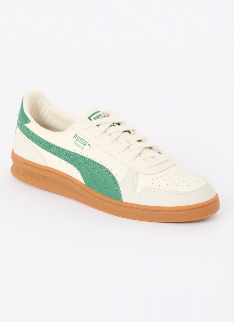 Skórzane buty sportowe Puma Indoor OG z detalami ze zamszu