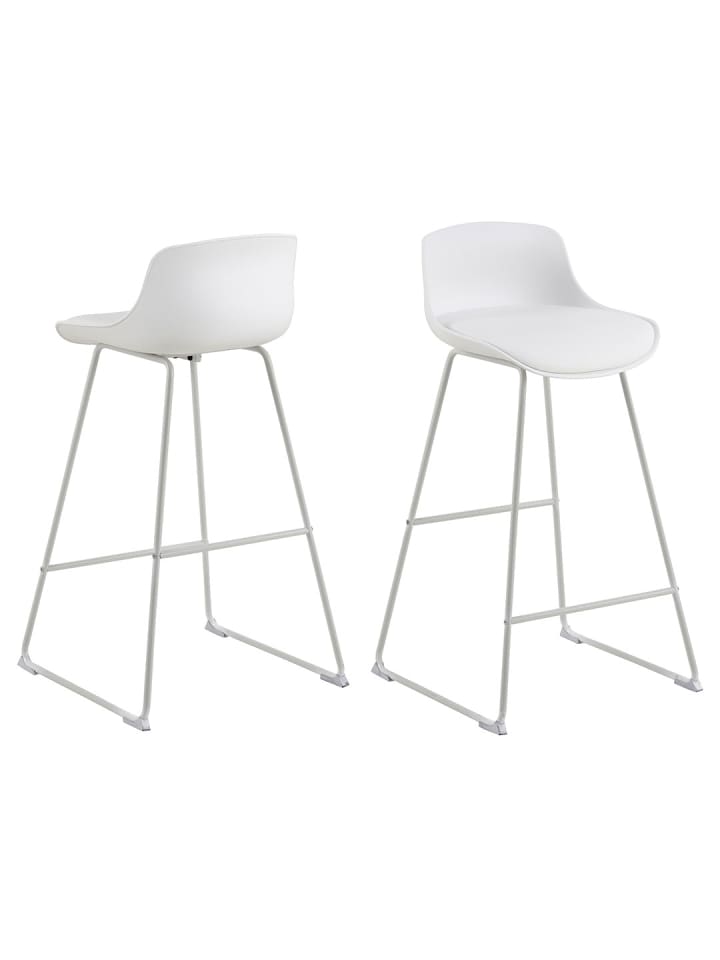 ebuy24 Barhocker Tina Weiß 2er Set günstig kaufen onesize