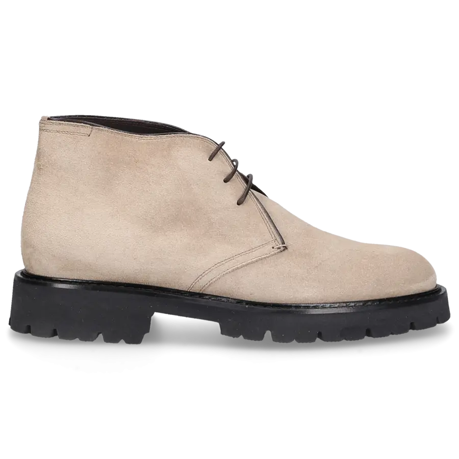 EN AVANT - Stiefeletten 470-02 Veloursleder - beige