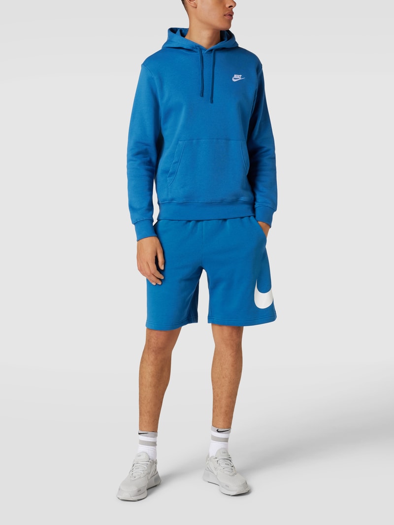 Sweatshorts mit Logo-Print Modell 'CLUB SHORT' in blau