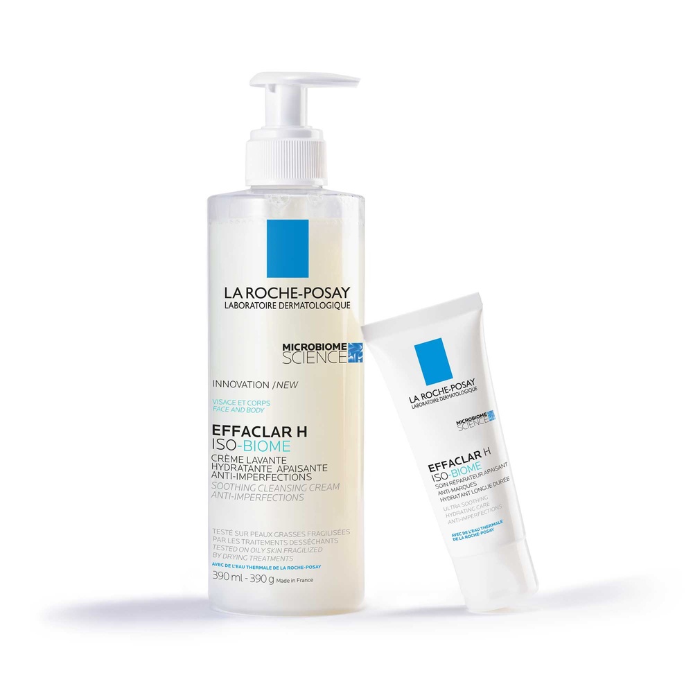 La Roche-Posay Effaclar H Crème hydratante visage et corps peaux sensibles à tendance acnéique