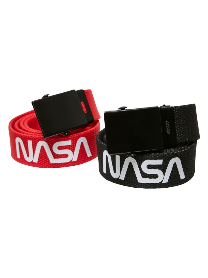 Mister Tee Mister Tee Gürtel in black/red günstig kaufen onesize