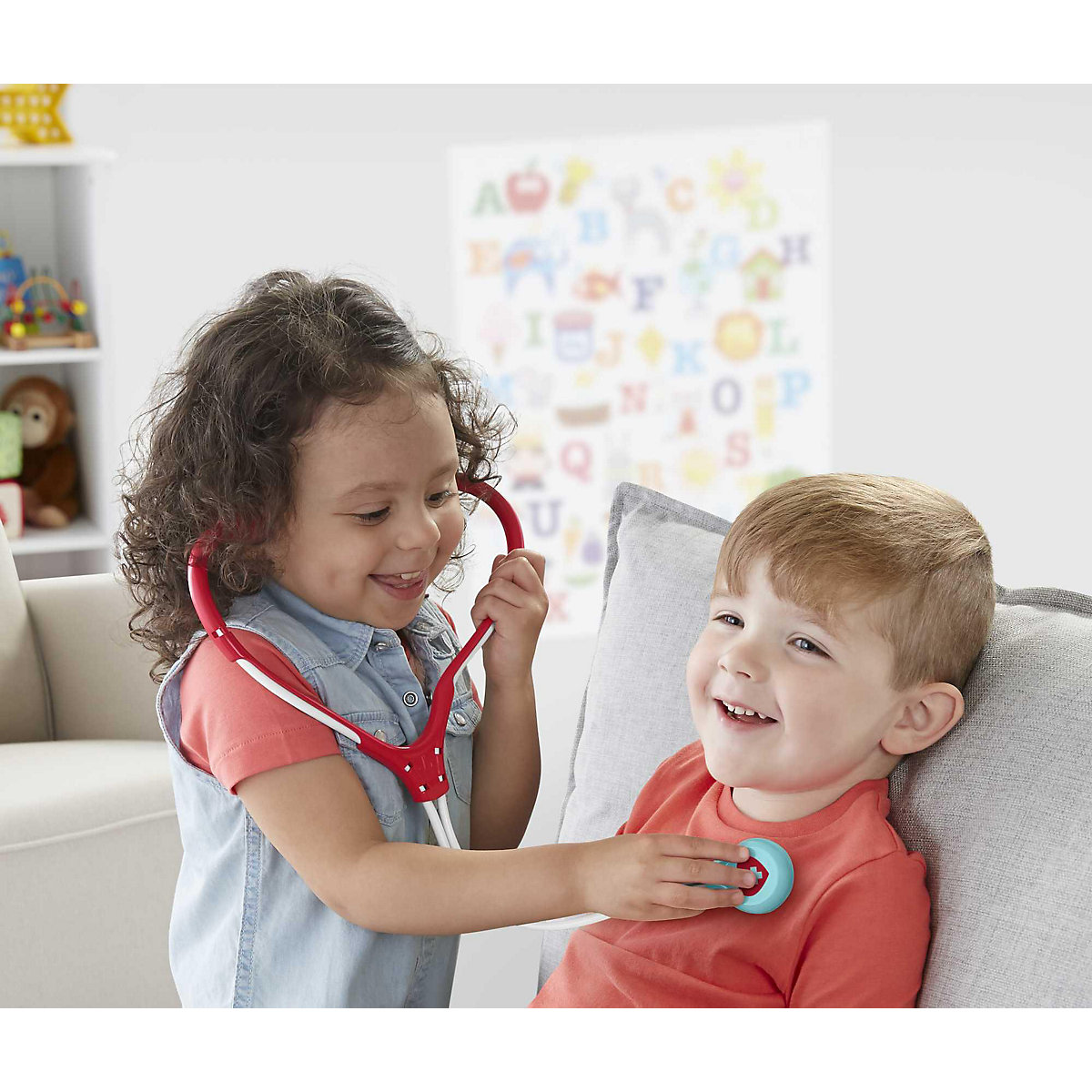 Fisher-Price Arzttasche (7 Teile), Kinder-Spielzeug, Kinder Arztkoffer