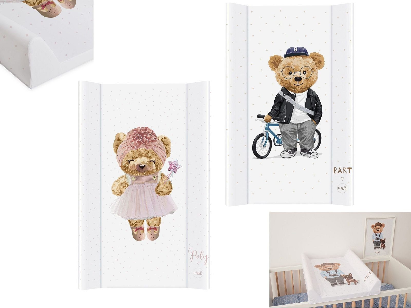 CEBA BABY Wickelbrett Wickeltisch Super Comfort 50x80cm