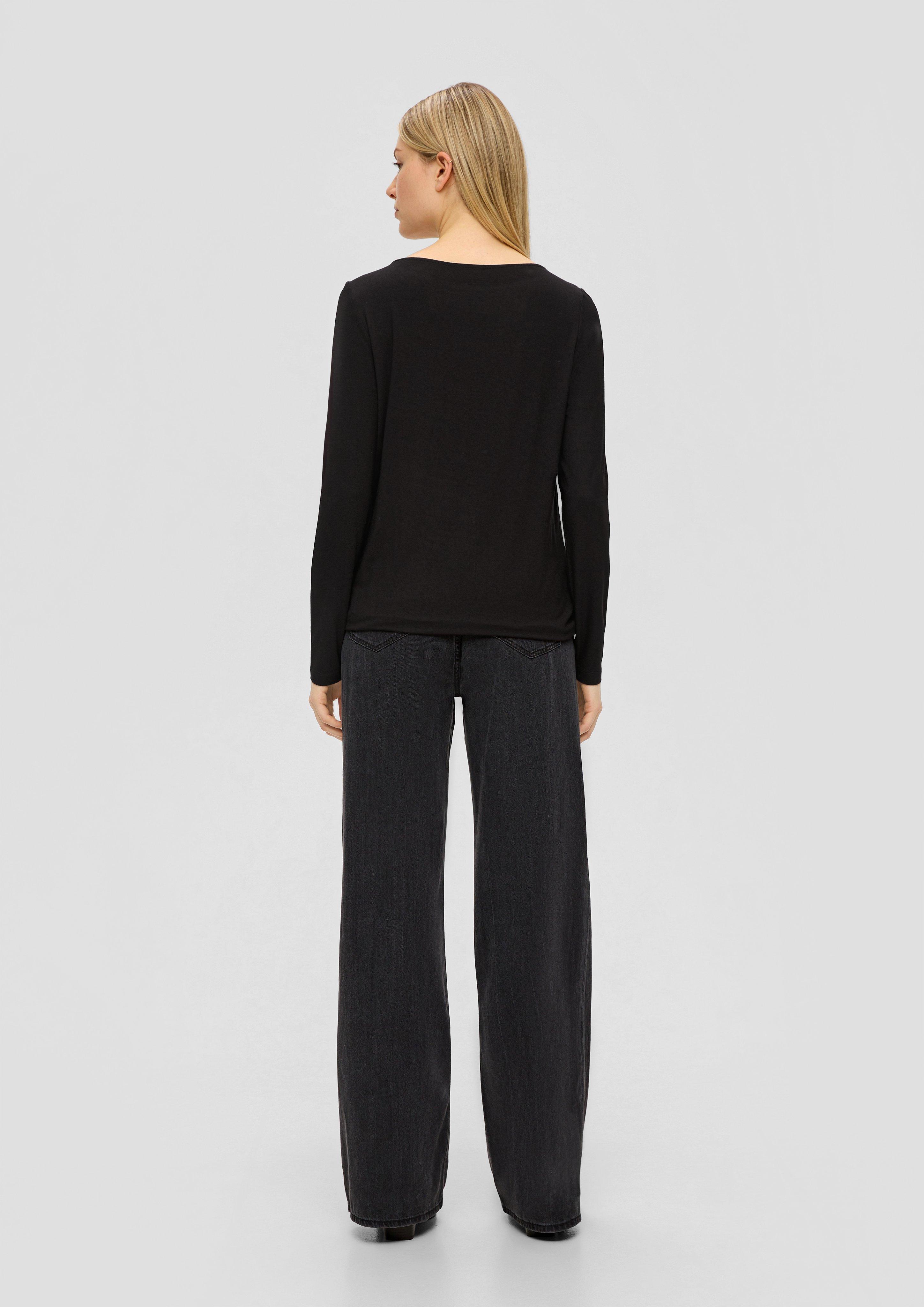 Longsleeve aus Viskosestretch  2138908-99D1