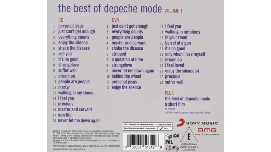 The Best Of Depeche Mode,Vol. 1