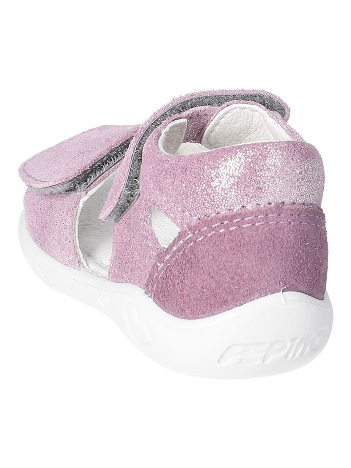 PEPINO Leder-Sandalen in Lila günstig kaufen