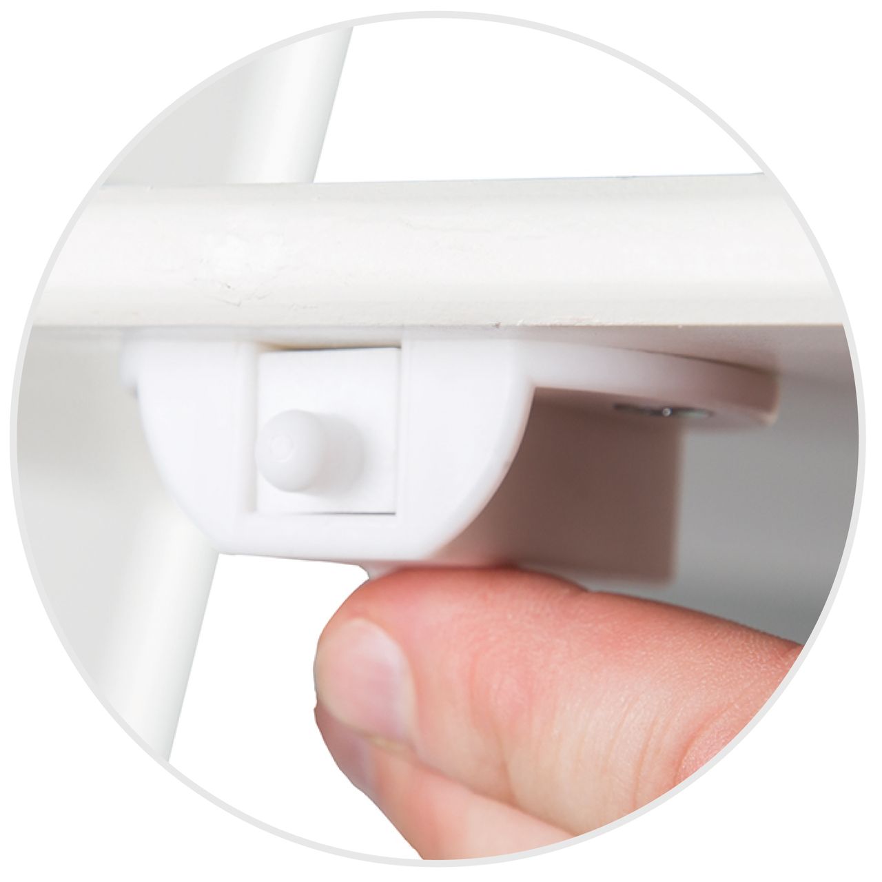 Roba Treppenhochstuhl 'Sit Up Click', mitwachsend, innovativer Klickverschluss, Holz, weiß