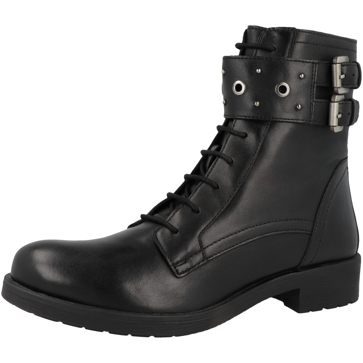 Geox D Rawelle F Schnürboots schwarz
