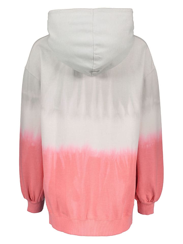 Juvia Hoodie in Hellgrau/ Weiß/ Pink günstig kaufen