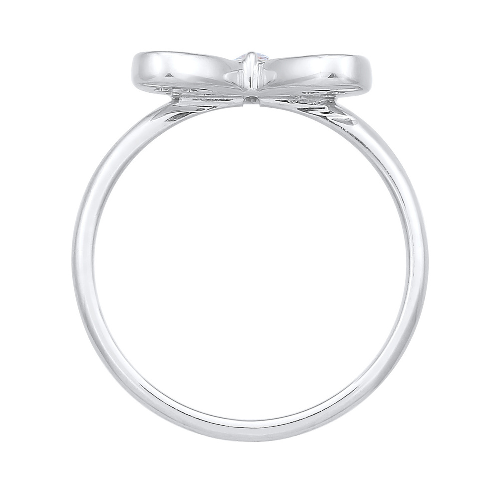 Elli Elli Bague Femmes symbole papillon étincelant avec zirconium en argent sterling 9 Bague