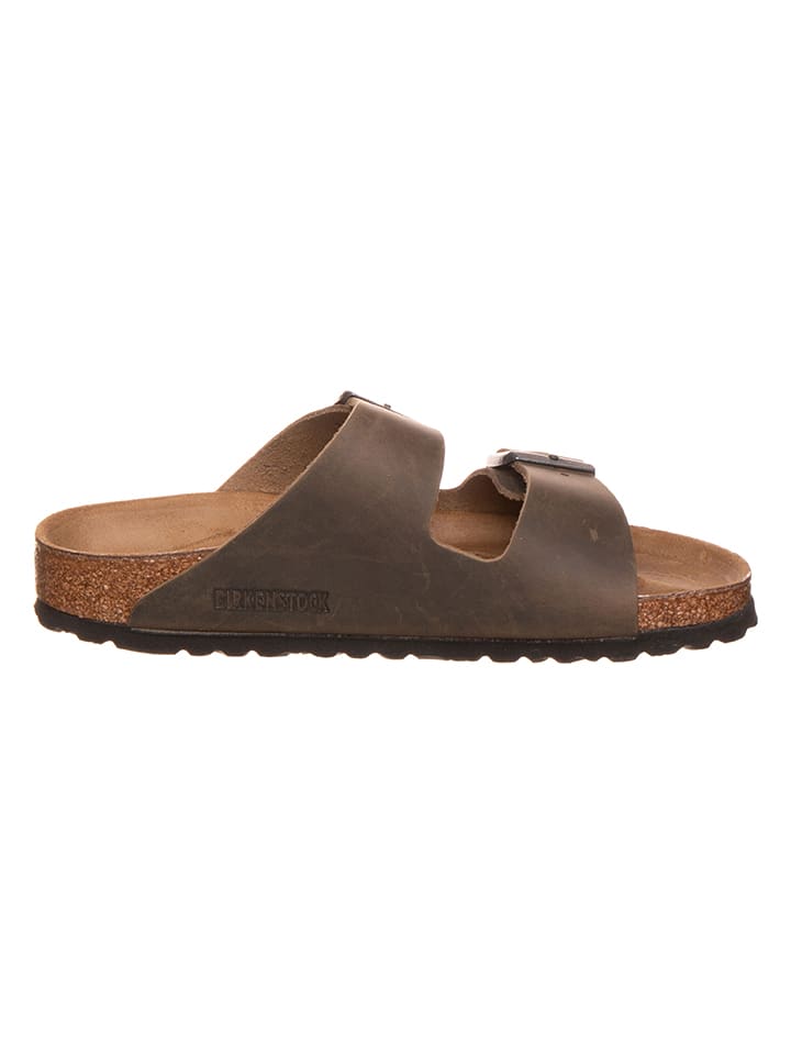 Birkenstock Leder-Pantoletten 