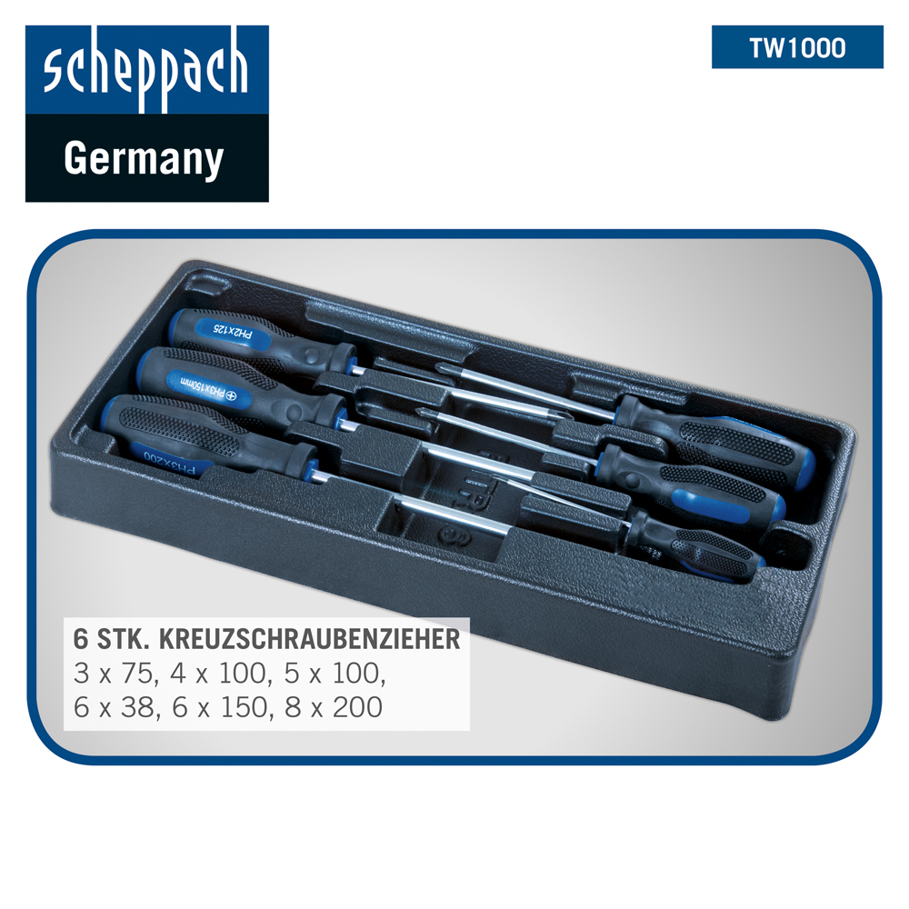 Scheppach Werkstattwagen TW1000 263 tlg.