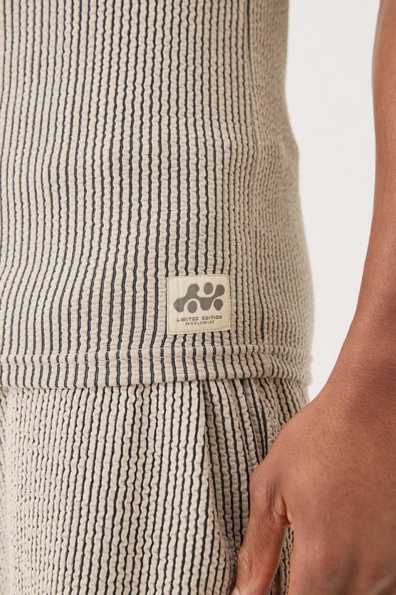 Strukturiertes Muscle-Fit Tanktop