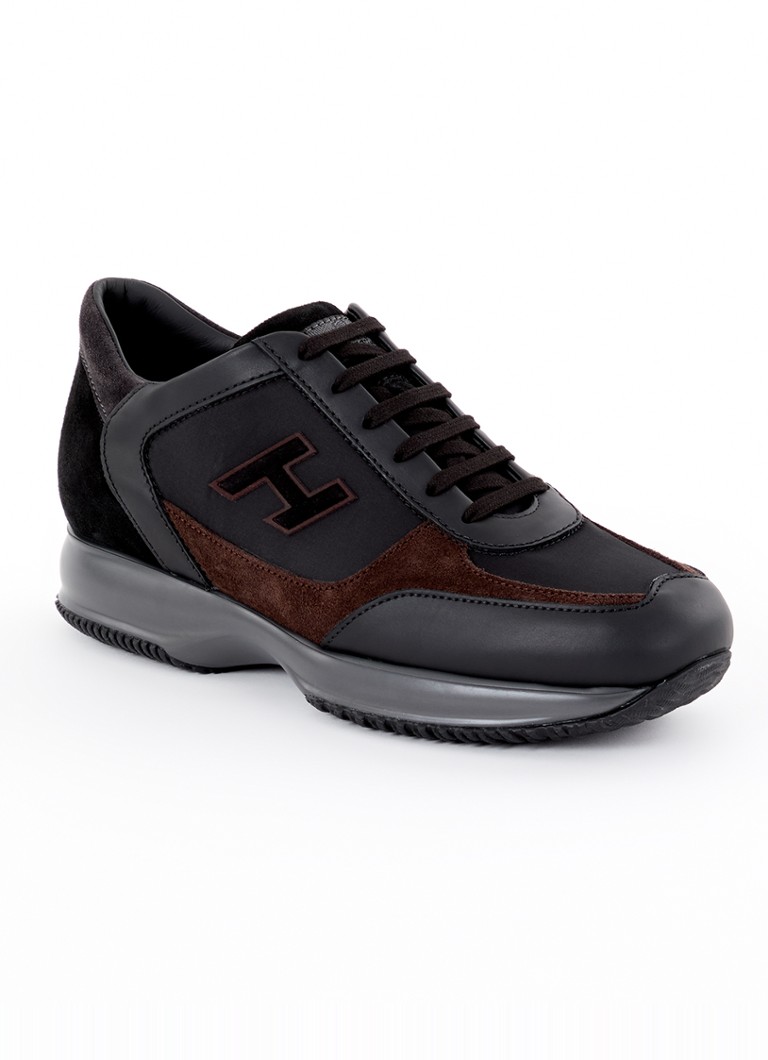Hogan Interactive sneaker with suede and leather details