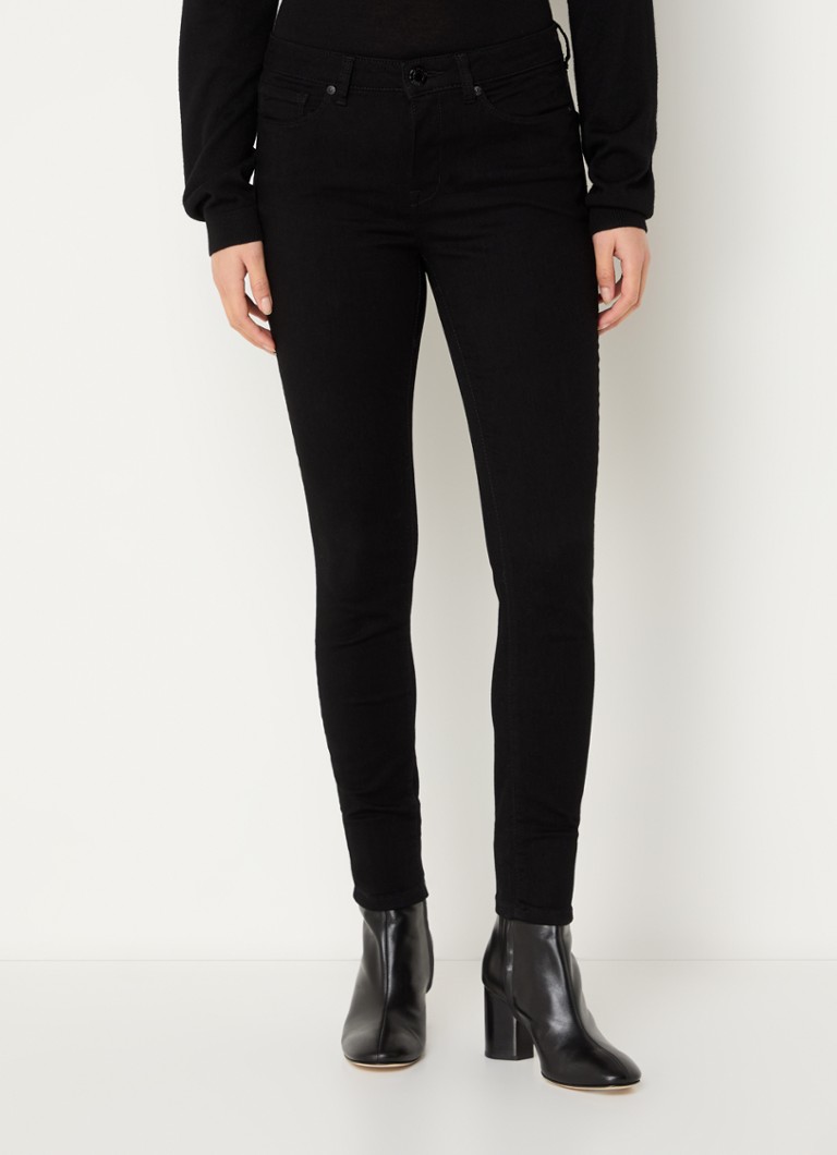 Calça jeans skinny de cintura alta OPUS Elma com lavagem colorida