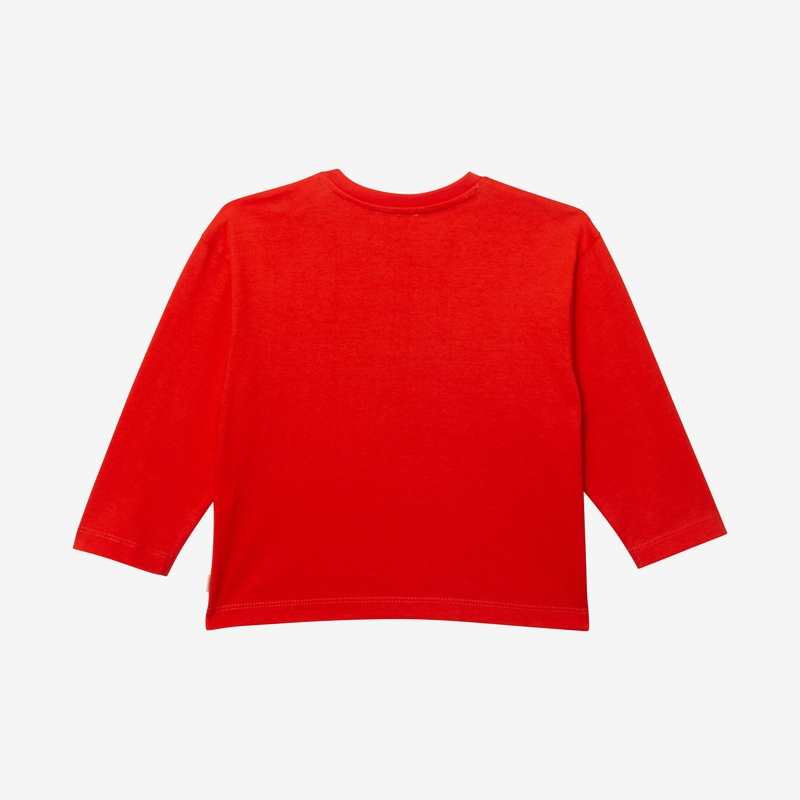 T-shirt bébé garçon message rouge en coton recyclé Catimini