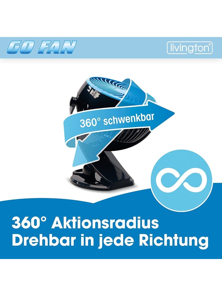 Livington Ventilator Go Fan in Ohne Farben günstig kaufen onesize