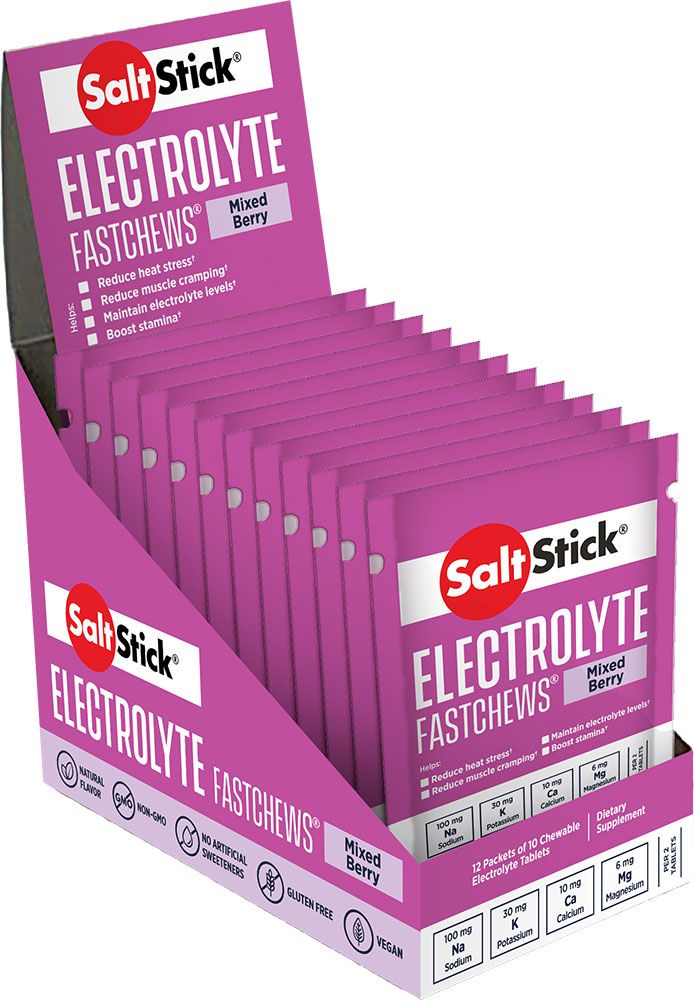 SaltStick FastChews Elektrolyte Kautabletten 12x16g kaufen | Bike-Discount