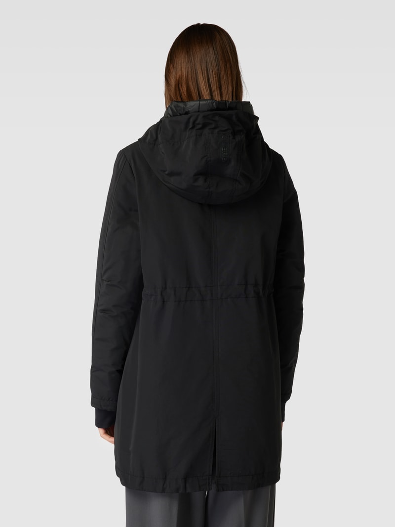 Jacke mit Kapuze in schwarz
