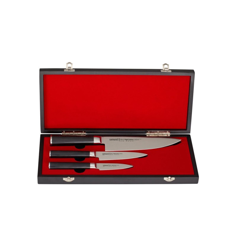 Samura Mo-V Messerset 3 Preise, professionelle Messerbox.